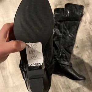Express black boots